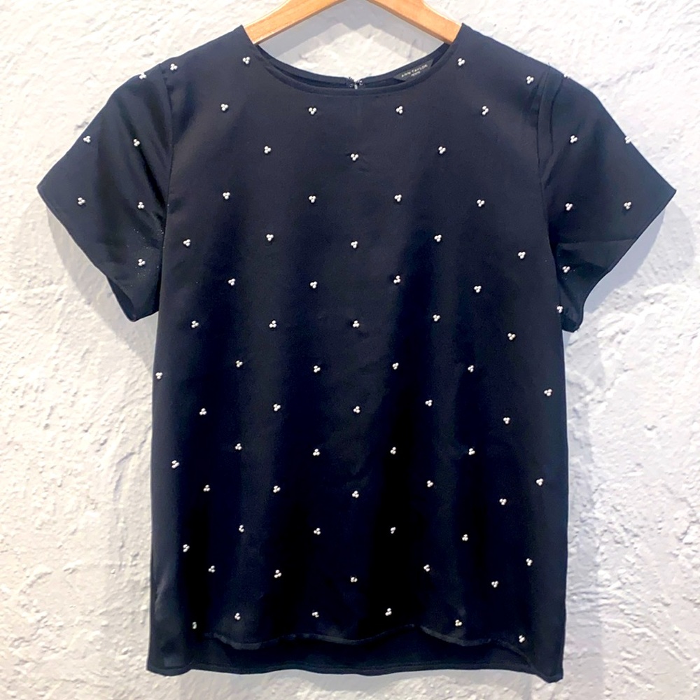 Ann Taylor Beaded Top